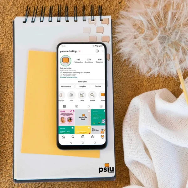 Organização do perfil + 5 capas para destaque e página de links - Instagram